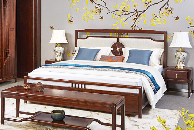 新中式家具TM9907床 新中式家具TM9907床