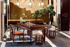 新中式家具|酒店電動餐桌，低調奢華的享受